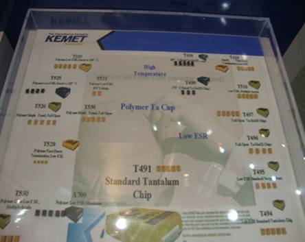 KEMET重點展示最新的有機(jī)聚合鉭電容系列產(chǎn)品