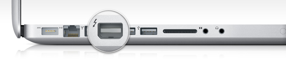 Thunderbolt現(xiàn)配備于全新 MacBook Air、MacBook Pro、iMac 和 Mac mini 之上