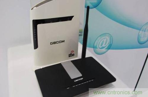 圖4：基于聯(lián)芯科技4模11頻基帶芯片 LC1761的TD-LTE CPE。