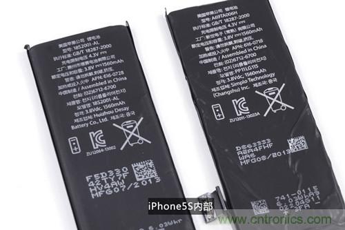 土豪金iPhone 5S拆解：內(nèi)部結(jié)構(gòu)升級，維修難度增加