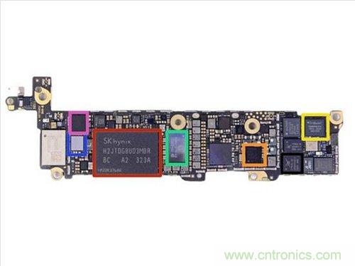 土豪金iPhone 5S拆解：內(nèi)部結(jié)構(gòu)升級，維修難度增加