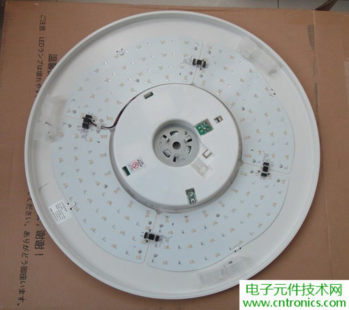 高端大氣上檔次！智能遙控調光LED吸頂燈拆解