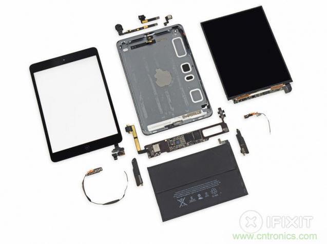 蘋果iPad mini 2拆解:維修難度也升級(jí)