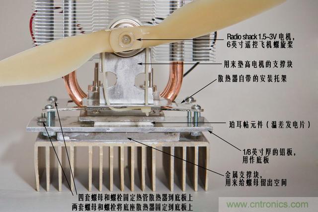 溫差發(fā)電機:不用電的“智能”風(fēng)扇