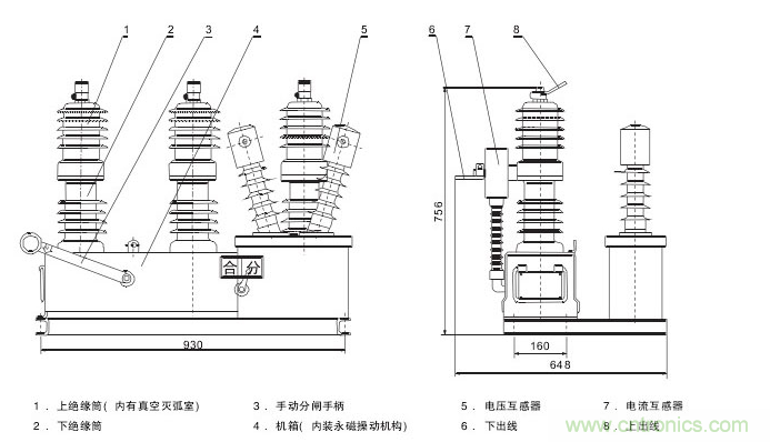高壓斷路器的操作結(jié)構(gòu)有哪幾種？和隔離開(kāi)關(guān)有什么區(qū)別？