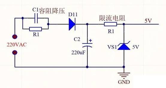 220V直接串聯(lián)電阻降壓5V能給手機(jī)充電嗎？