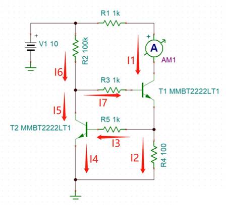 2個(gè)NPN三極管組成的恒流電路，如何工作？