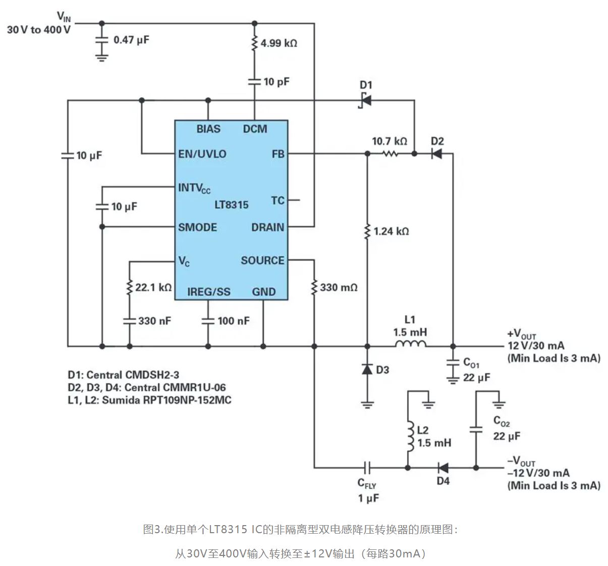 單個IC也能構(gòu)建緊湊、高效的雙極性穩(wěn)壓器
